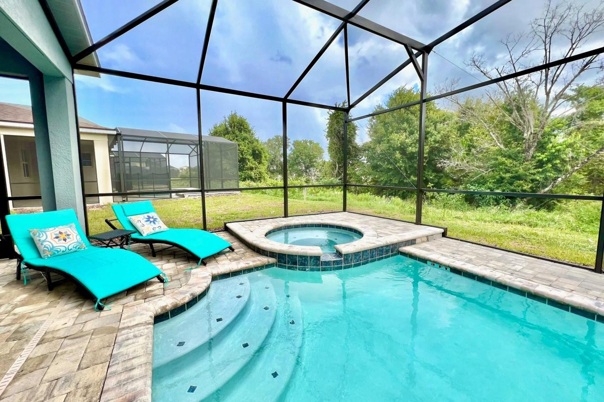 Stunning Rare Lake Front 7Br Holiday Home - Sleeps 14 - Pool, Hot Tub, & Games! Orlando Ngoại thất bức ảnh
